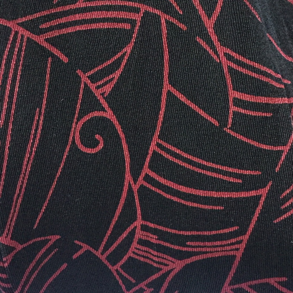 Paneled Graphic Maxi Skirt